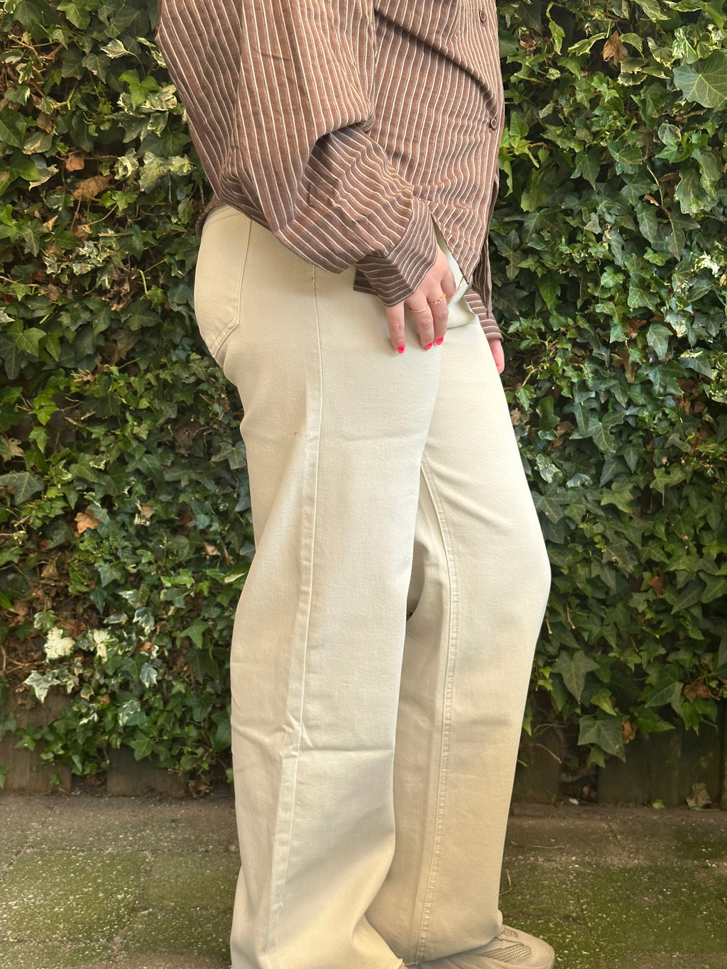 Broek Bella beige